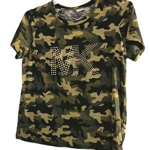 Michael Kors Army Camouflage T-Shirt